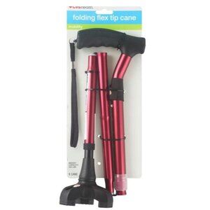 CVS Folding Flex Tip Cane